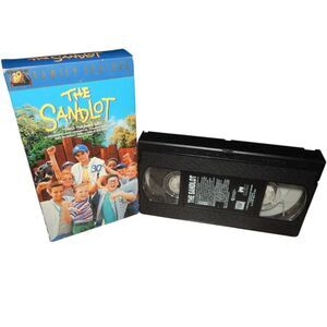 THE SANDLOT Tom Guiry Karen Allen Denis Leary vintage VHS in original paper case